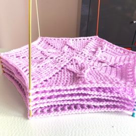 Blocking, or how to stretch, adjust and justify the imperfections of crocheted and knitted things